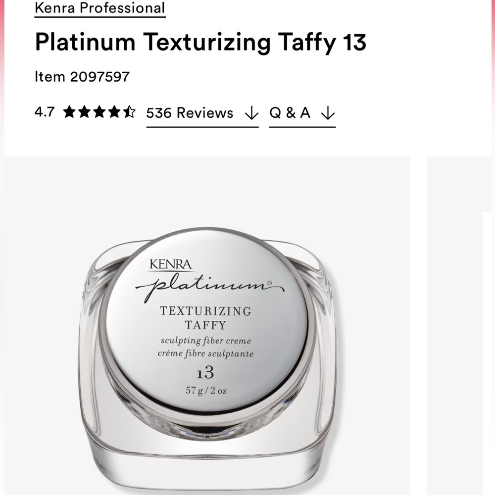 Kenra texturizing taffy